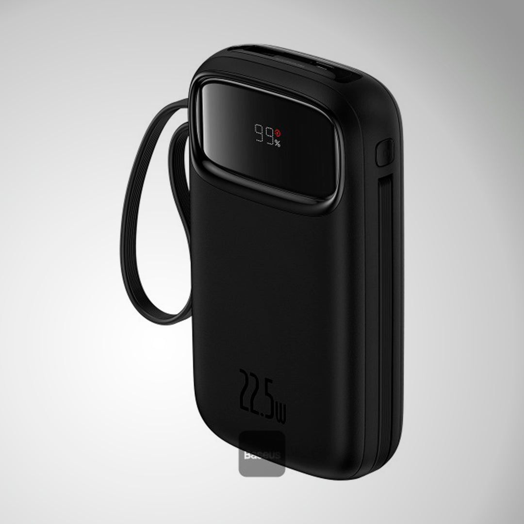 Power Bank Baseus Qpow2 Dual fast charging cables 10000mAh 22.5W Lightning + C - Achorao