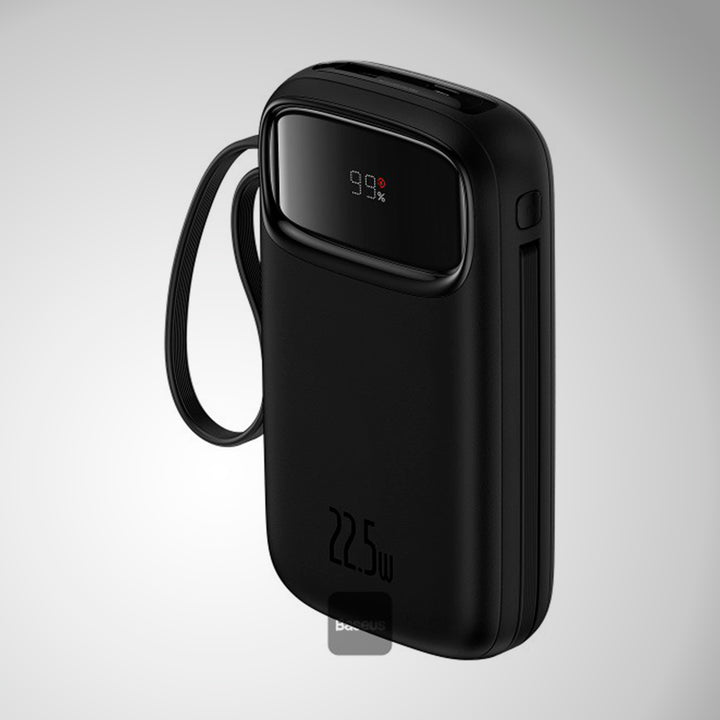 Power Bank Baseus Qpow2 Dual fast charging cables 10000mAh 22.5W Lightning + C - Achorao