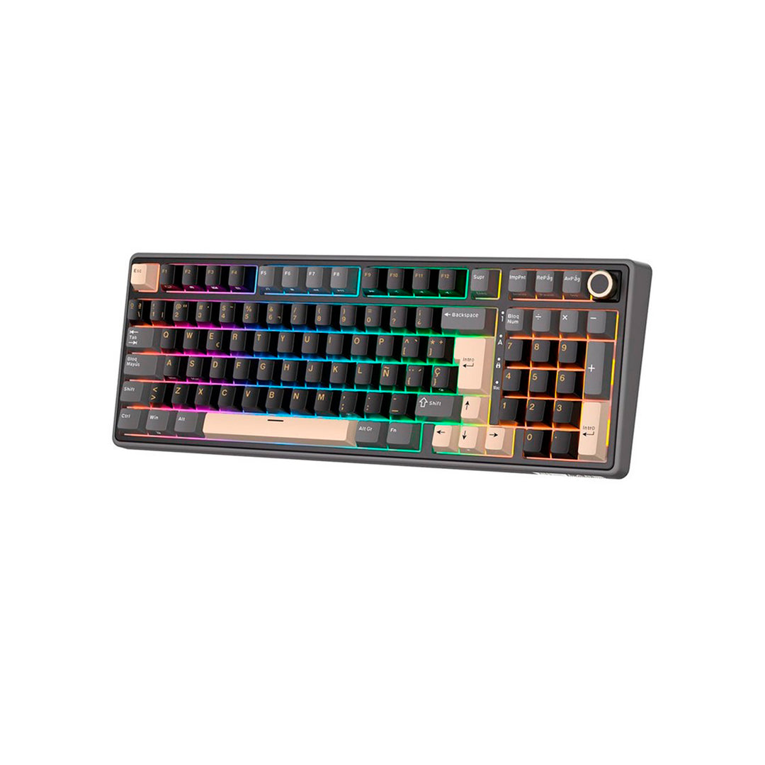Teclado mecánico gamer Royal Kludge RK-R98 Pro - Achorao