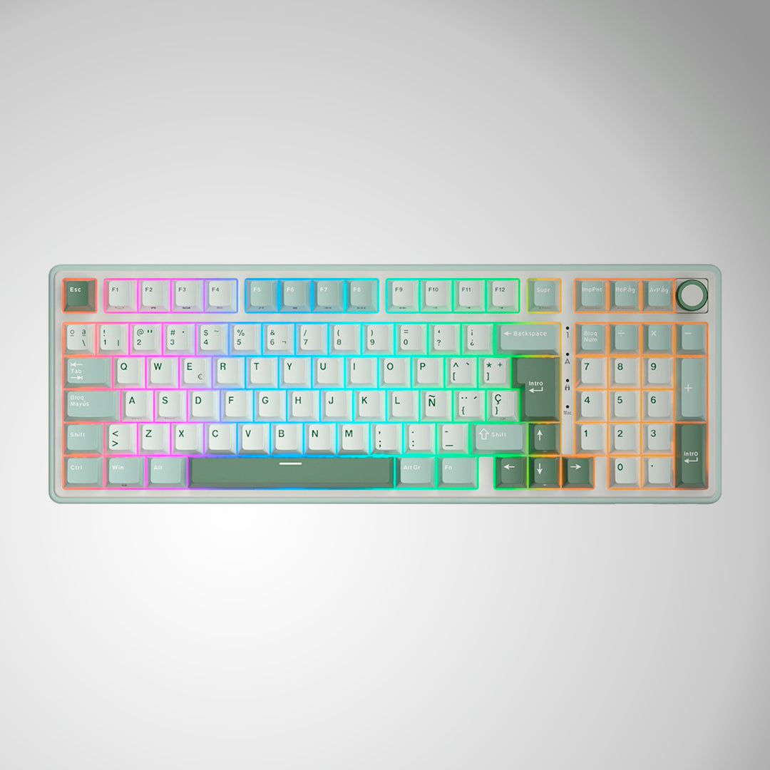 Teclado mecánico gamer Royal Kludge RK-R98 Pro - Achorao