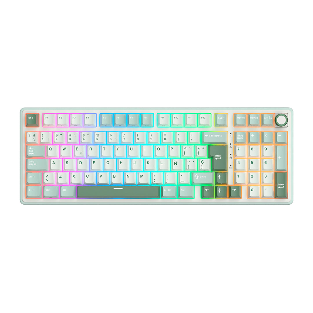 Teclado mecánico gamer Royal Kludge RK-R98 Pro - Achorao