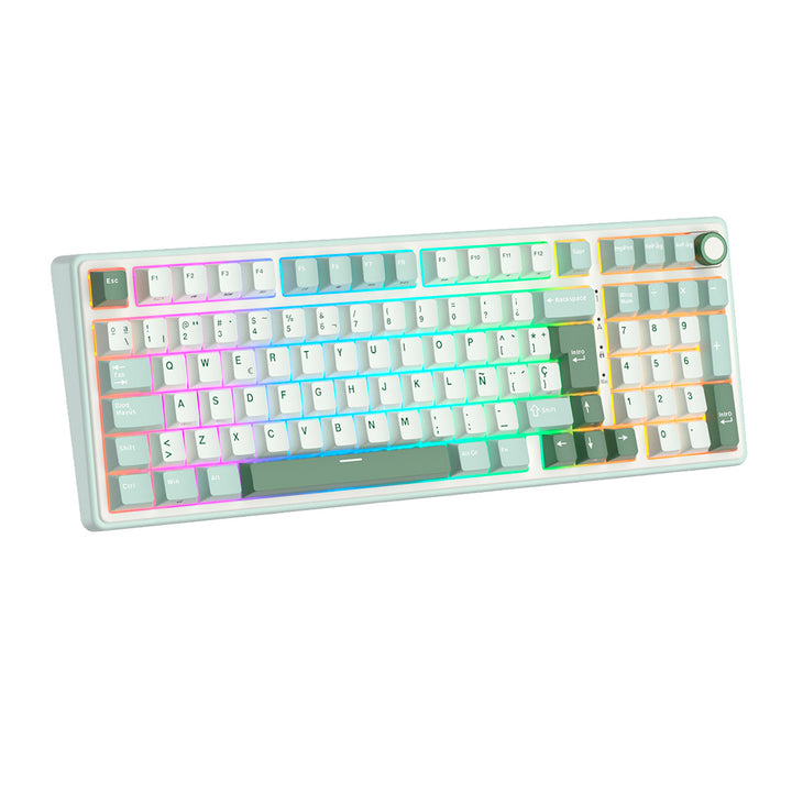 Teclado mecánico gamer Royal Kludge RK-R98 Pro - Achorao