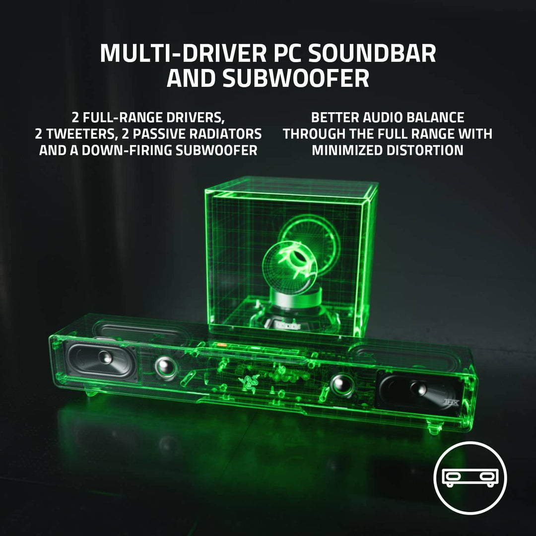 Sound Bar Razer Leviathan V2 Bluetooth Thx 7.1 Sound Chroma - Achorao