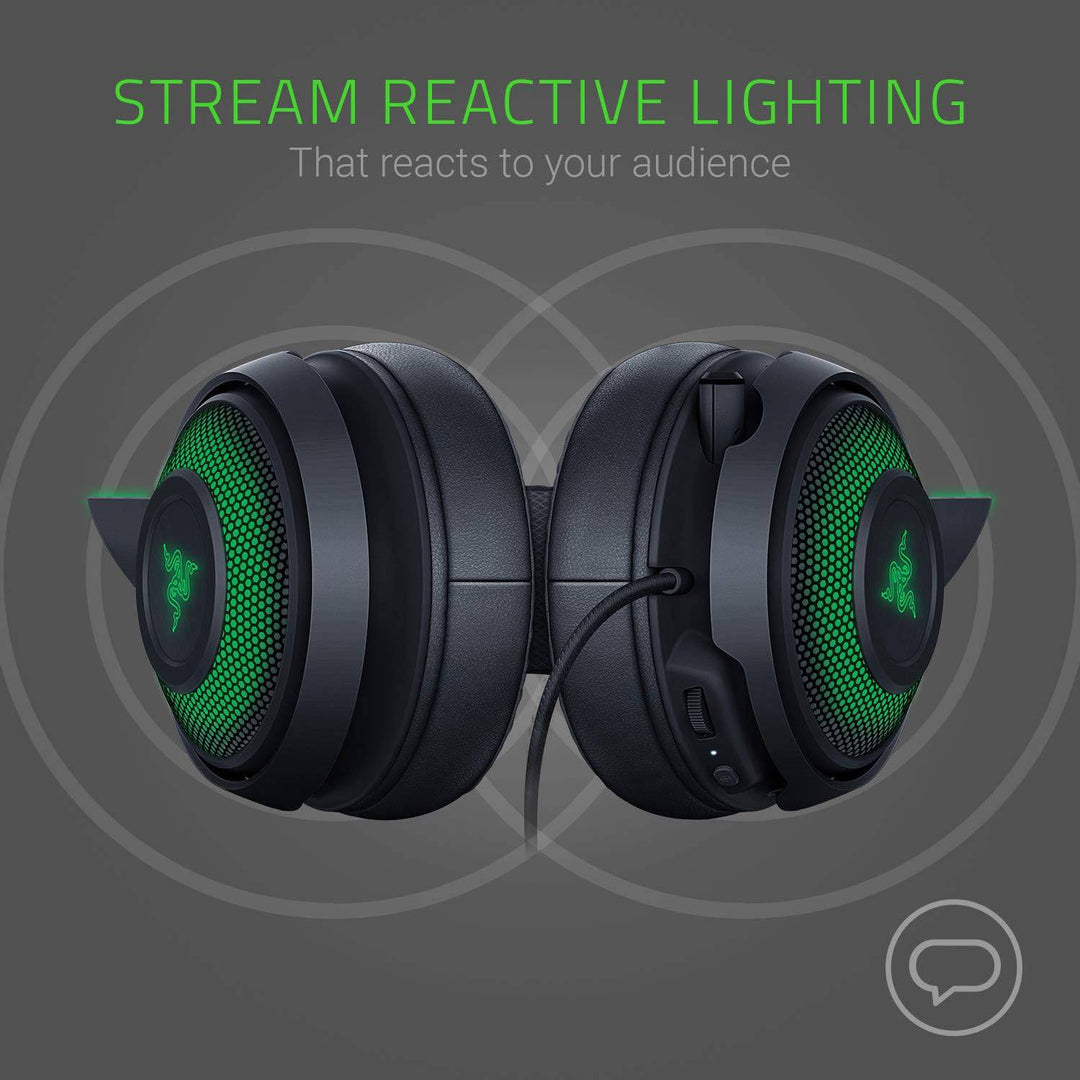 Audifonos usb Razer Kraken Kitty Edition Chroma THX Mic - Achorao