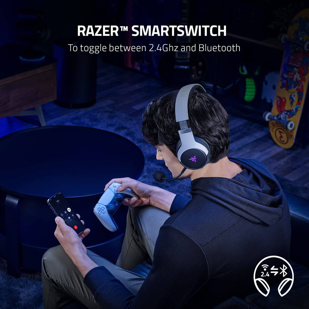 Audifonos C/MICRO RAZER KAIRA PRO PS5 WIRELESS/BT CHROMA 2 - Achorao