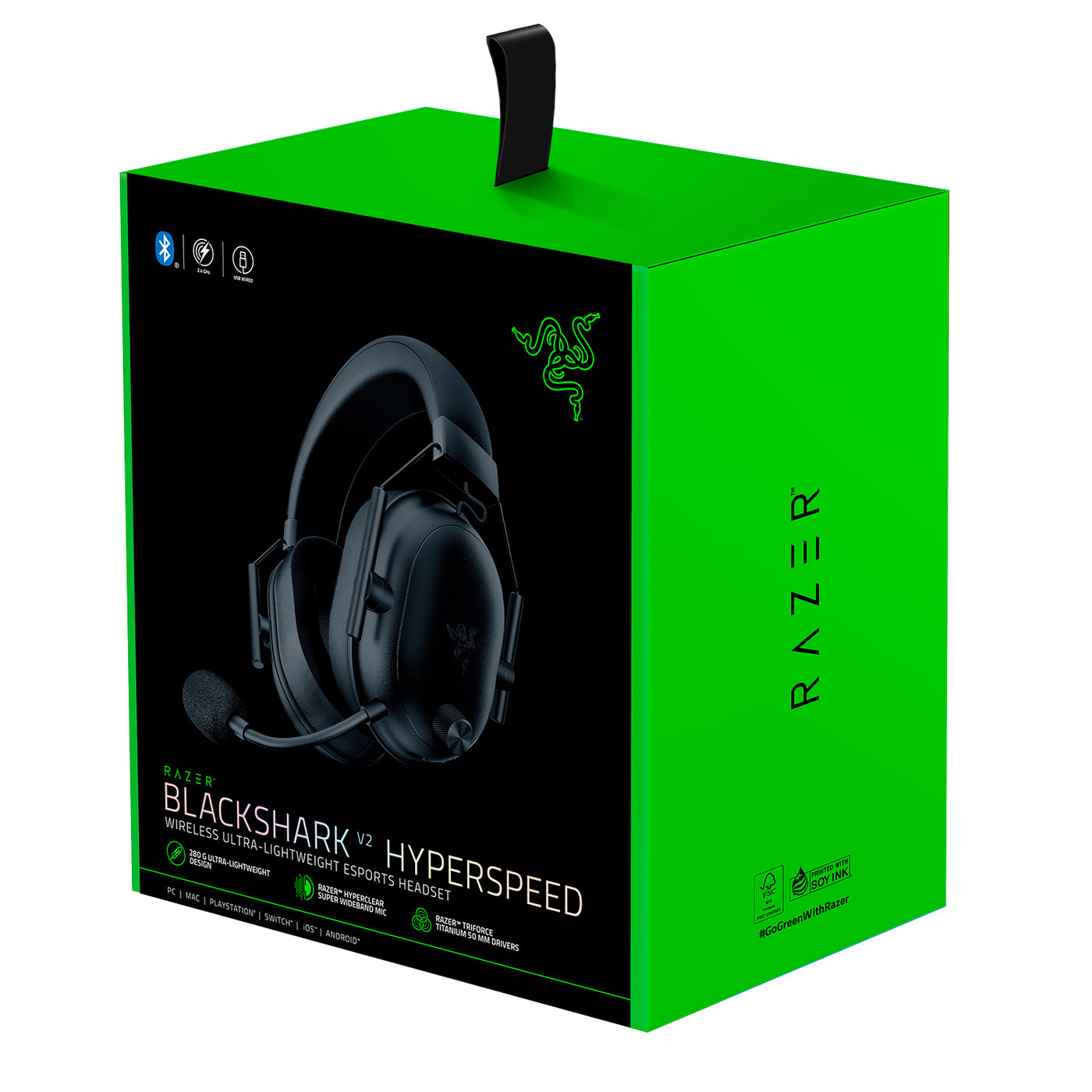Audífonos Gamer Razer BlackShark V2 Hyperspeed - Black - Achorao