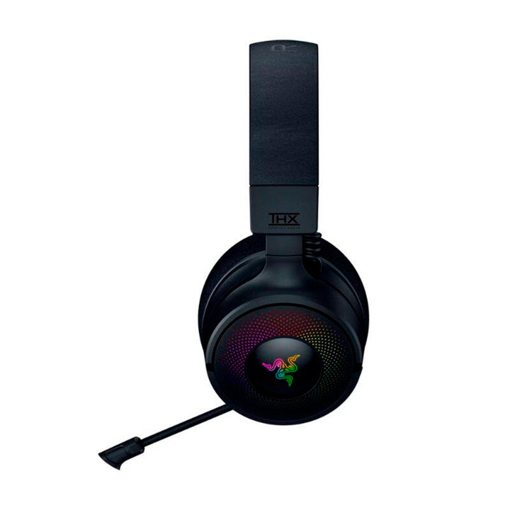 Audifonos gamer Razer Kraken v4 70h wireless / BT / USB-A THX 9 ZONAS CHROMA BLACK - Achorao