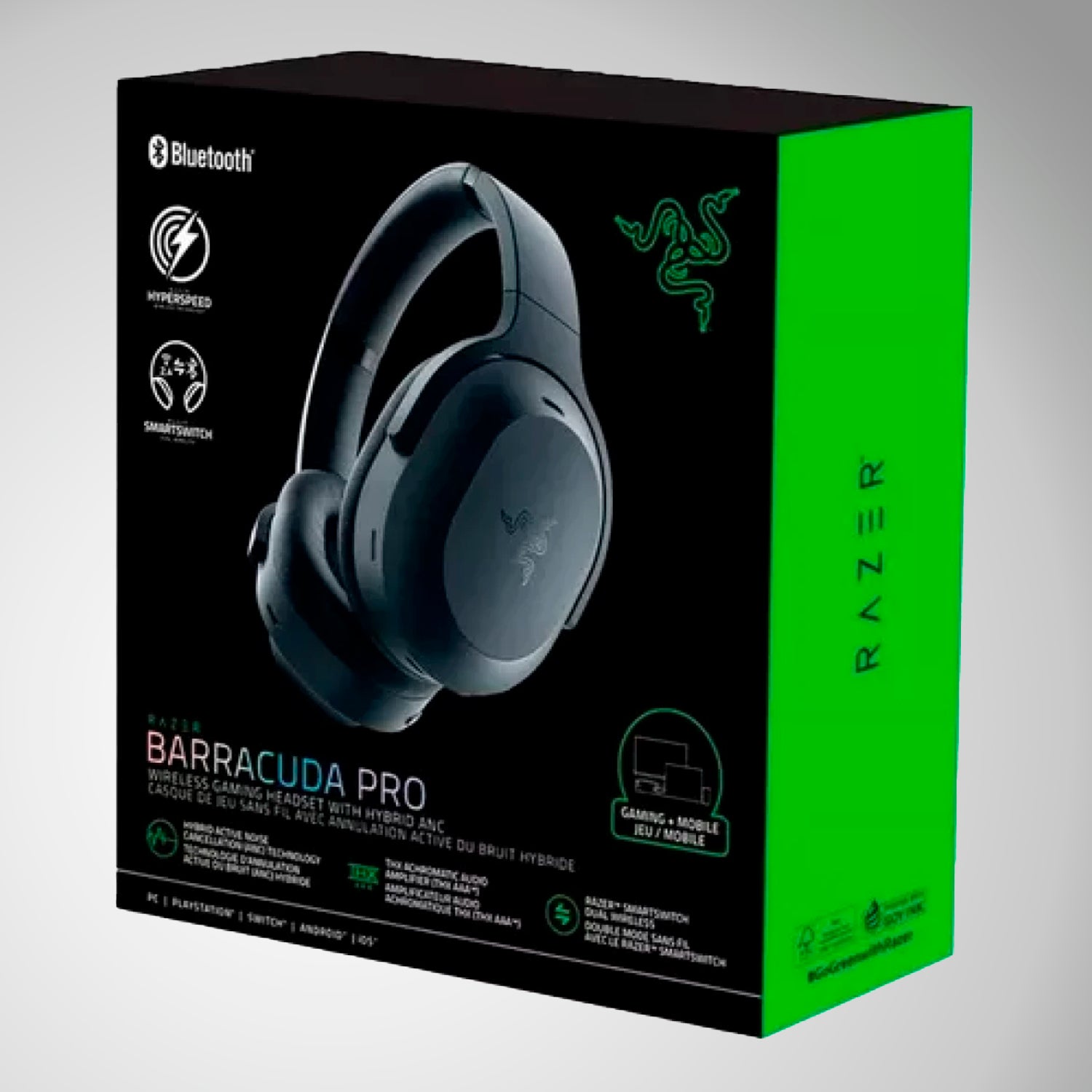 Audífonos Razer Barracuda Pro Wireless 2.4GHZ TriForce BT | Achorao