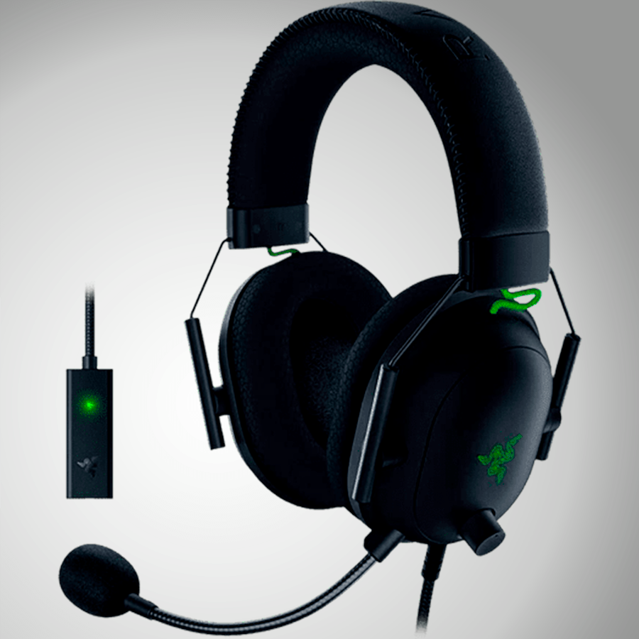 Audifonos Razer Blackshark V2 + USB SOUND CARD - Achorao