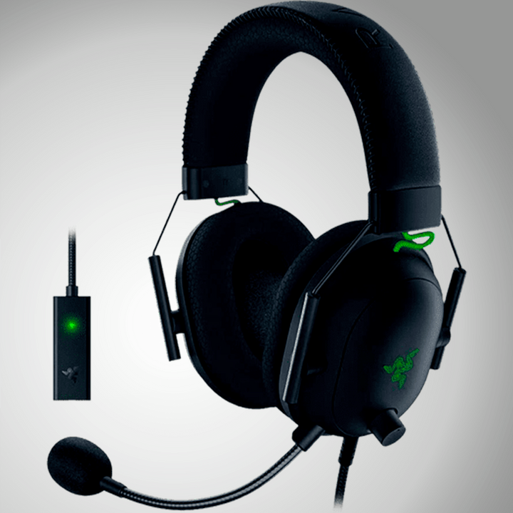 Audifonos Razer Blackshark V2 + USB SOUND CARD - Achorao