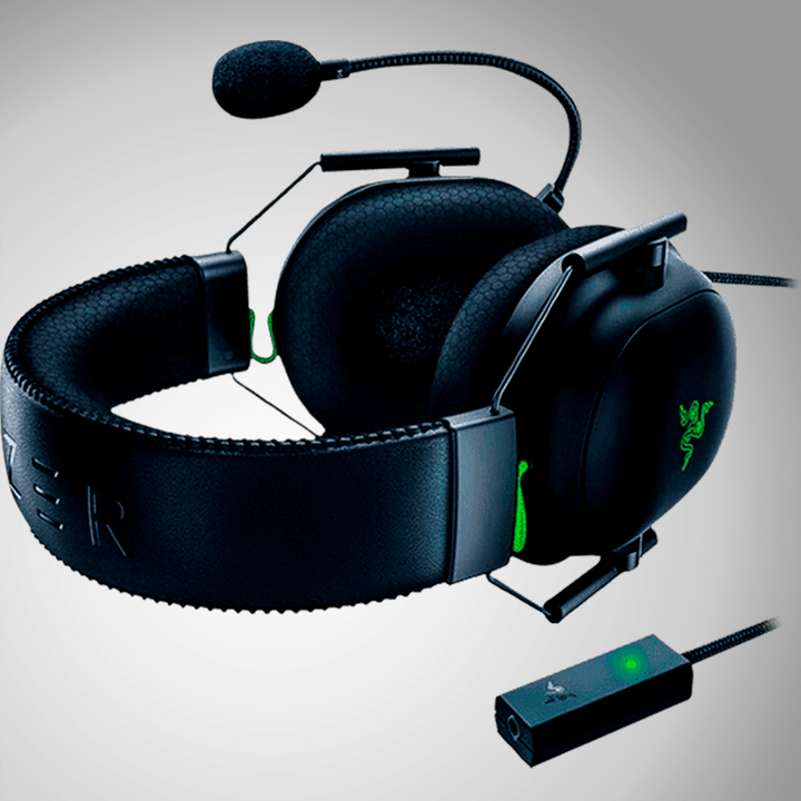 Audifonos Razer Blackshark V2 + USB SOUND CARD - Achorao