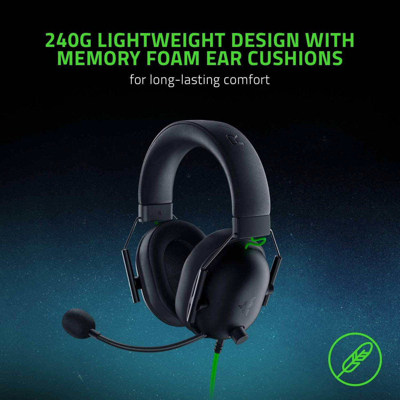 Audífonos Razer Blackshark V2 X USB HyperClear Noise Cancelling - Achorao