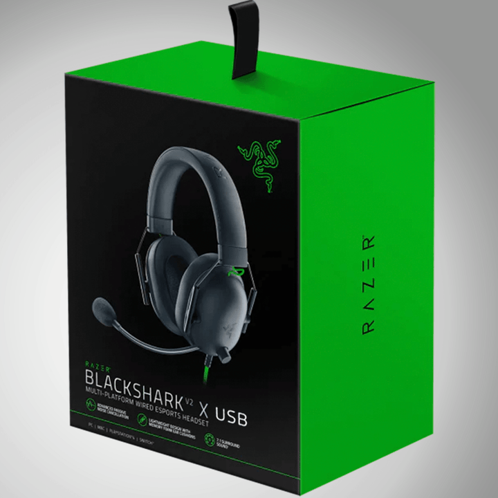 Audífonos Razer Blackshark V2 X USB HyperClear Noise Cancelling - Achorao