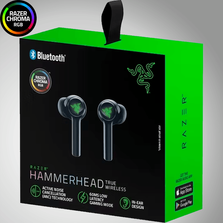 Audífonos Razer Hammerhead True Wireless Gen 2 Low Latency - Achorao
