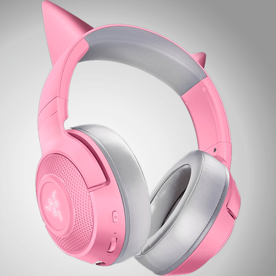 Audífonos Razer Kraken BT Kitty Edition Chroma THX Quartz - Achorao