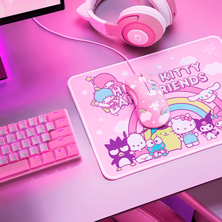 Audífonos Razer Kraken Hello Kitty Wireless Baja Latencia USB - Achorao
