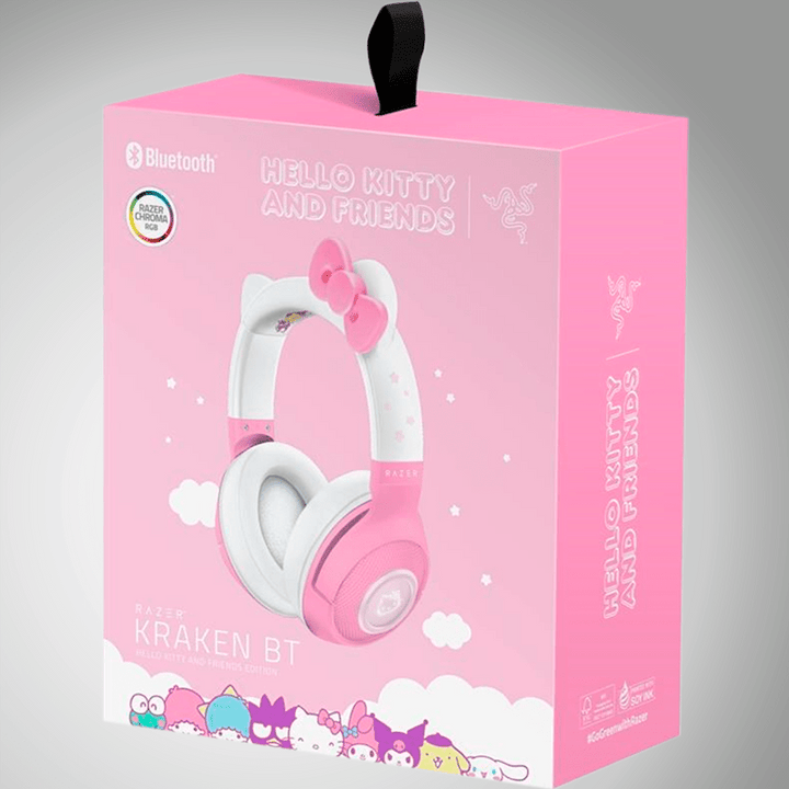 Audífonos Razer Kraken Hello Kitty Wireless Baja Latencia USB - Achorao