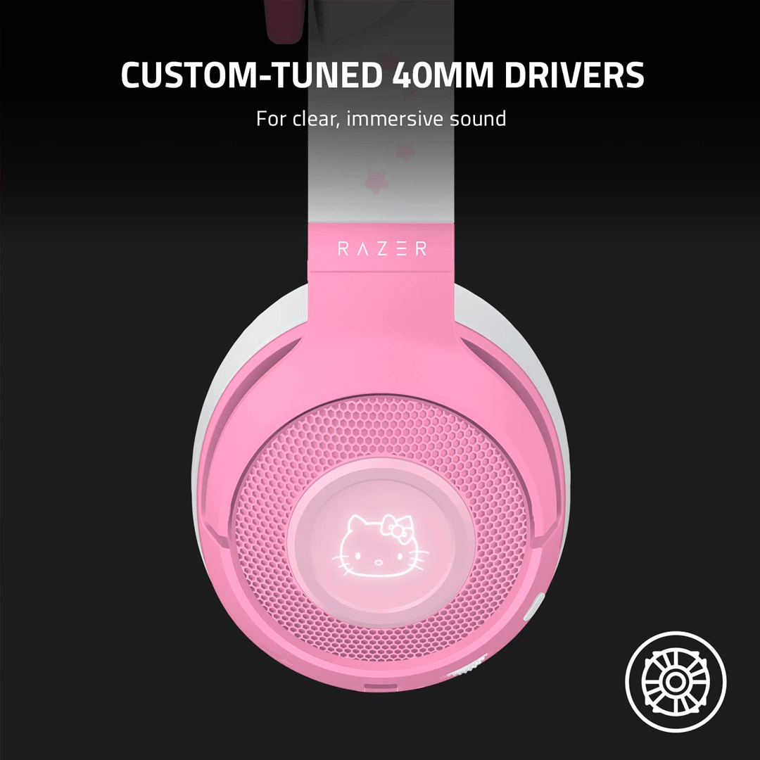 Audífonos Razer Kraken Hello Kitty Wireless Baja Latencia USB - Achorao