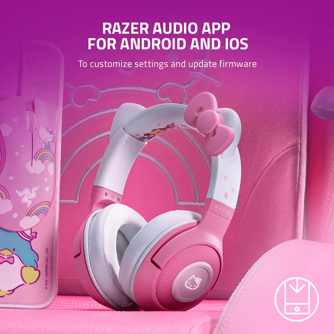 Audífonos Razer Kraken Hello Kitty Wireless Baja Latencia USB - Achorao