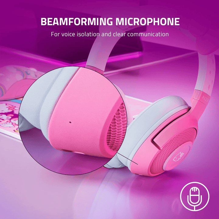 Audífonos Razer Kraken Hello Kitty Wireless Baja Latencia USB - Achorao