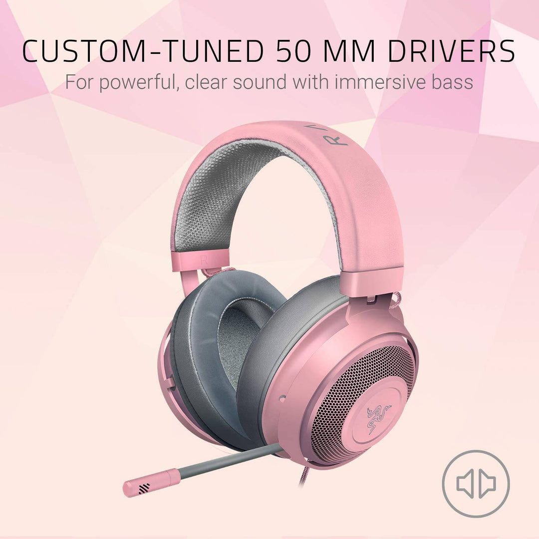 Audífonos Razer Kraken Quartz Multiplataforma 7.1 Surround - Achorao