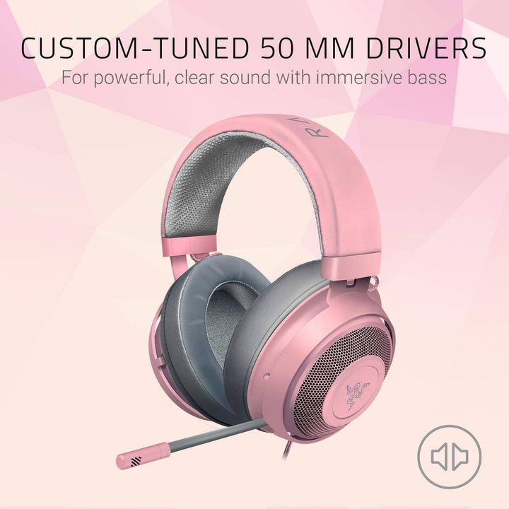 Audífonos Razer Kraken Quartz Multiplataforma 7.1 Surround - Achorao