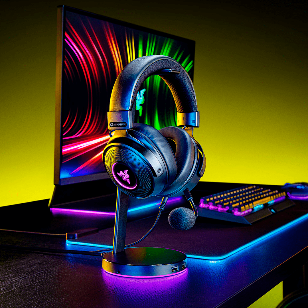 Audífonos Razer Kraken V3 Hypersense THX Spatial Audio Usb - Achorao