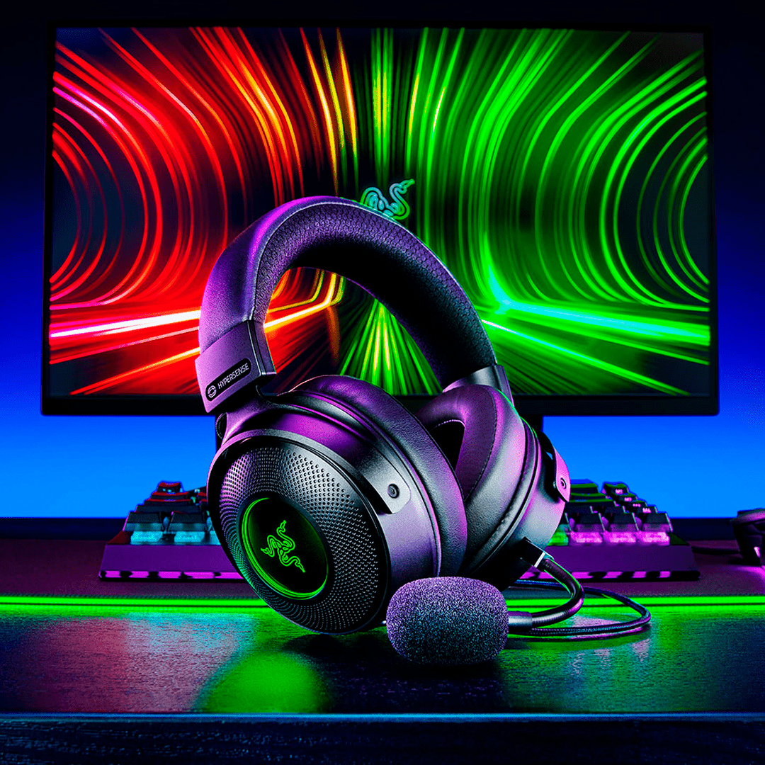Audífonos Razer Kraken V3 Hypersense THX Spatial Audio Usb - Achorao