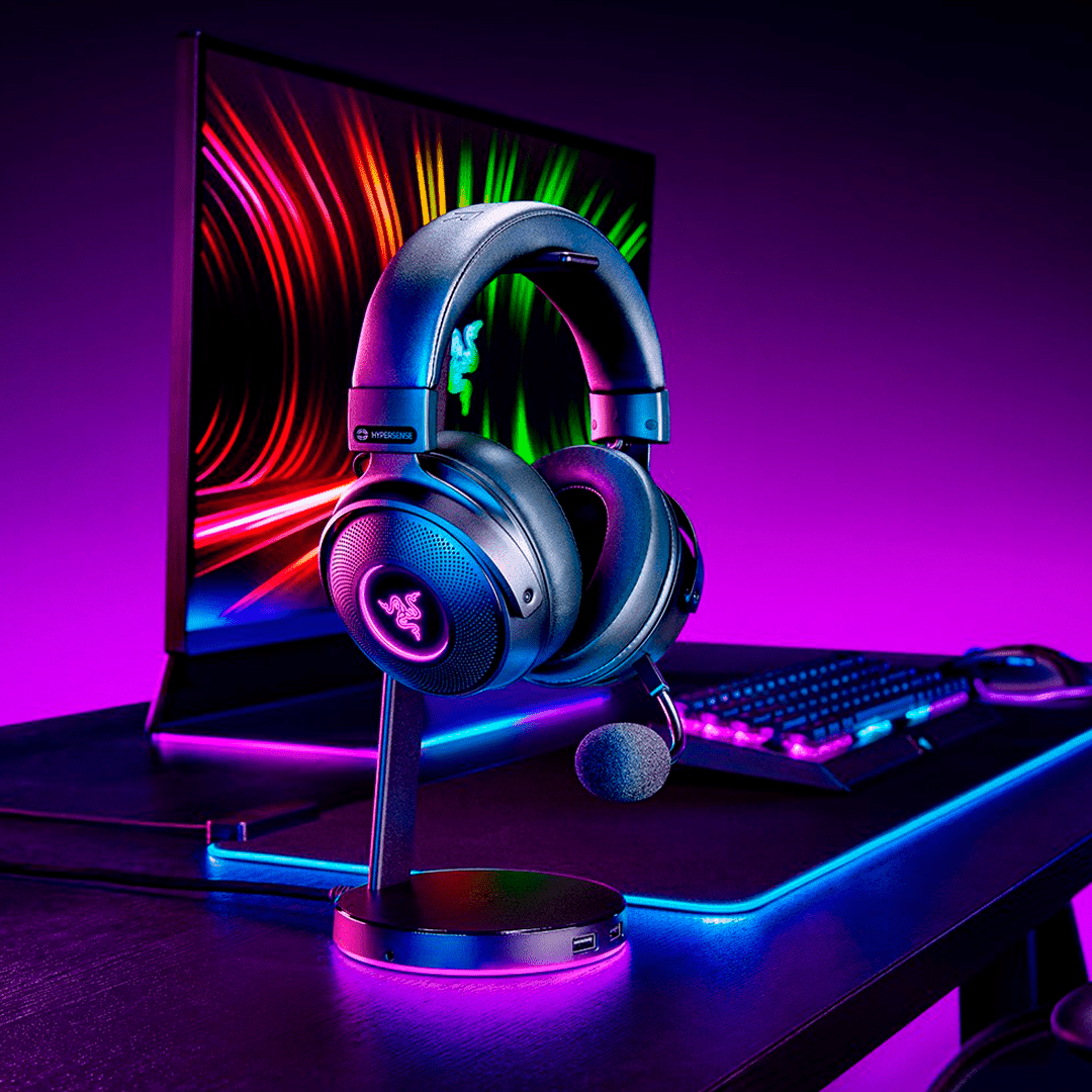 Audífonos Razer Kraken V3 Pro Wireless Hypersense THX Audio - Achorao
