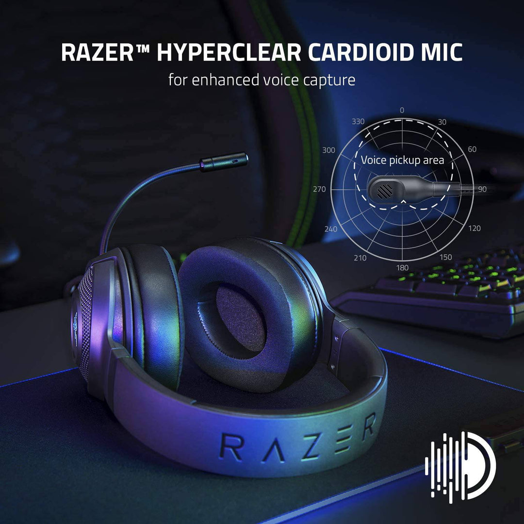 Audífonos Razer Kraken V3 X Usb 7.1 Cardioide HyperClear - Achorao