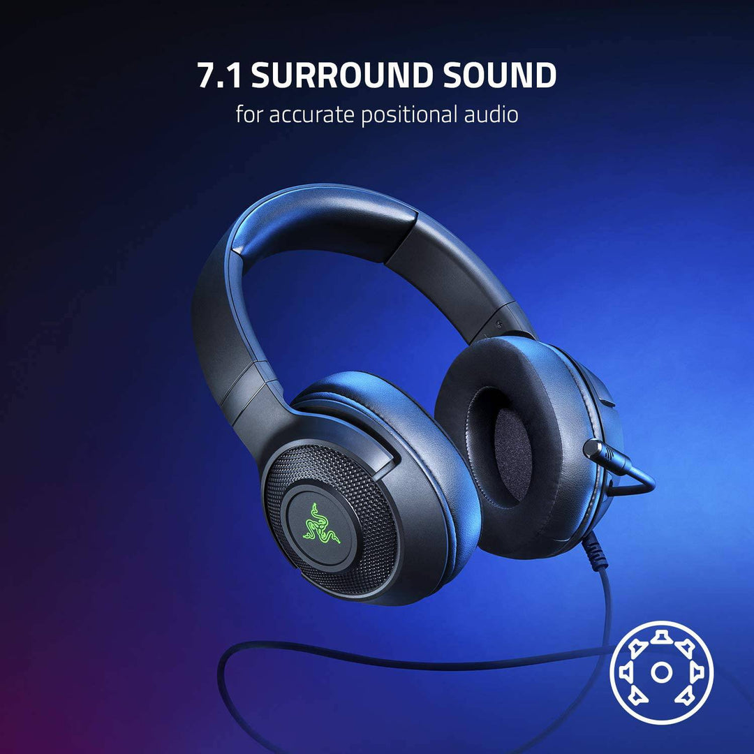 Audífonos Razer Kraken V3 X Usb 7.1 Cardioide HyperClear - Achorao
