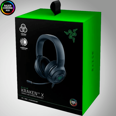 Audífonos Razer Kraken V3 X Usb 7.1 Cardioide HyperClear - Achorao