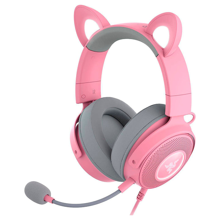 Audífonos c/micro Kraken Kitty V2 Pro Chroma Razer Usb con orejas intercambiables - Achorao