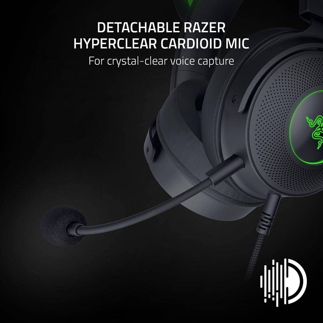 Audífonos c/micro Kraken Kitty V2 Pro Chroma Razer Usb con orejas intercambiables - Achorao
