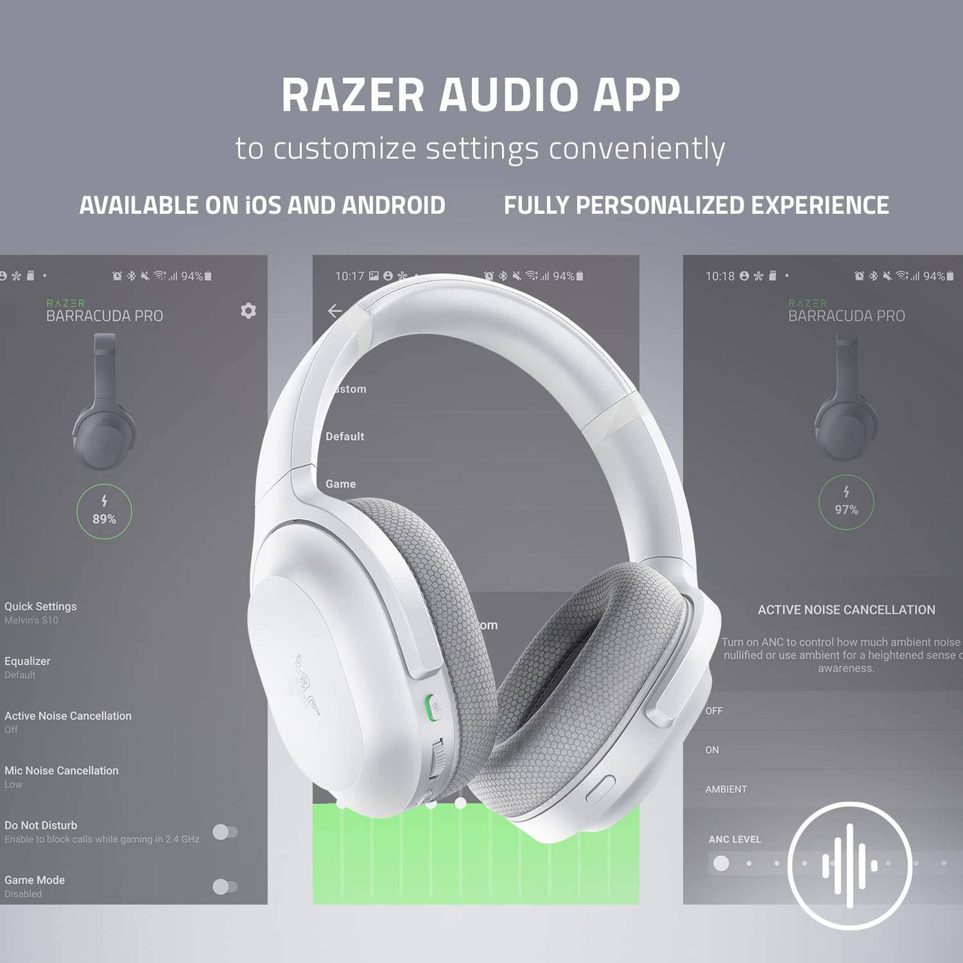 Audífonos Razer Barracuda Wireless 2.4GHZ Bluetooth THX - Achorao