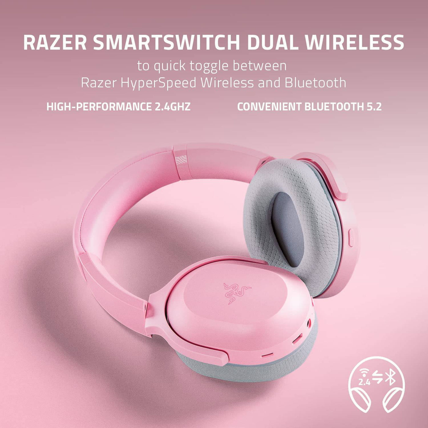 Audífonos Razer Barracuda Wireless 2.4GHZ Bluetooth THX - Achorao