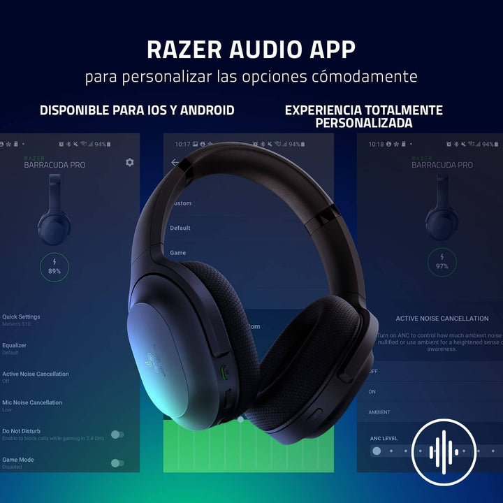 Audífonos Razer Barracuda Wireless 2.4GHZ Bluetooth THX - Achorao