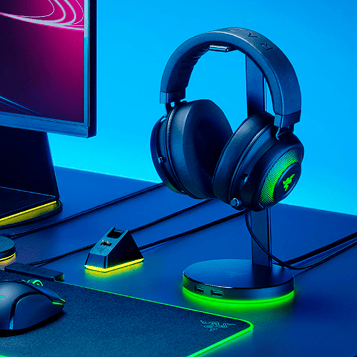 Soporte Razer Base Station V2 Rgb Chroma C/ Hub Usb 3.1 - Achorao