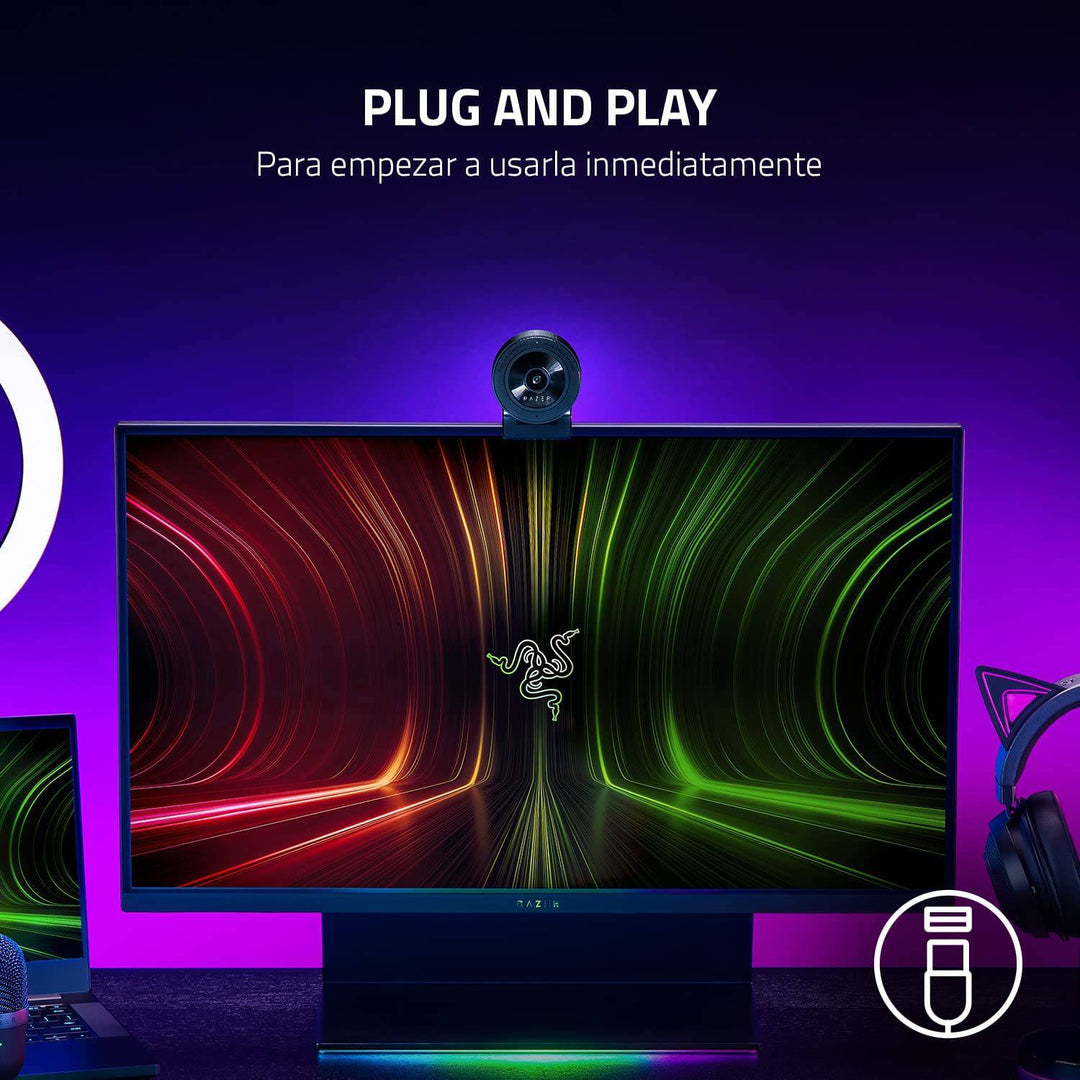 Cámara Web Kiyo X para Streaming hasta 60Fps Plug n Play - Achorao