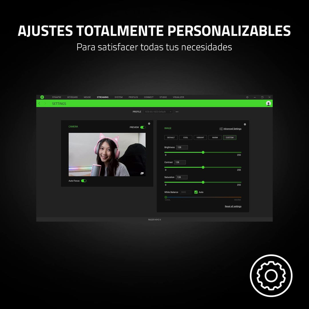 Cámara Web Kiyo X para Streaming hasta 60Fps Plug n Play - Achorao