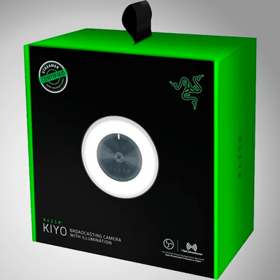 Camara Web Razer Kiyo c/Luces Led Ring Full HD 1080p USB - Achorao