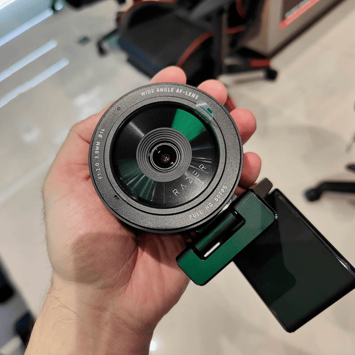 Camara Web Razer Kiyo c/Luces Led Ring Full HD 1080p USB - Achorao