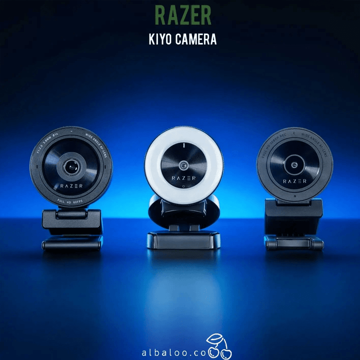 Camara Web Razer Kiyo c/Luces Led Ring Full HD 1080p USB - Achorao