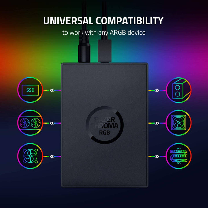 Controlador de luz RGB Razer para Case - Achorao