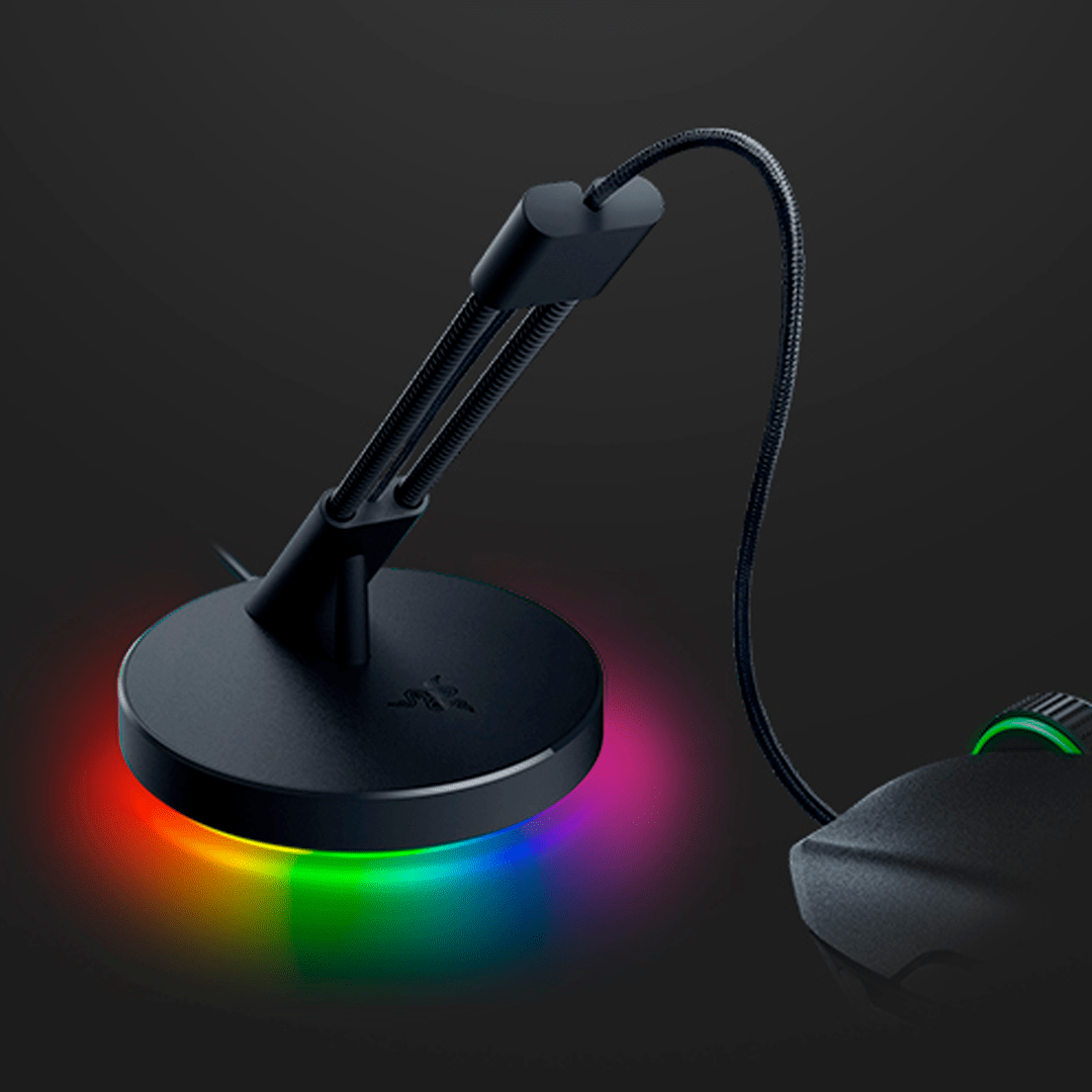 Sujetador De Cables Razer Bungee V3 RGB Chroma Black - Achorao