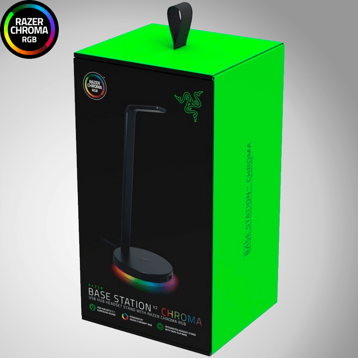 Soporte Razer Base Station V2 Rgb Chroma C/ Hub Usb 3.1 - Achorao