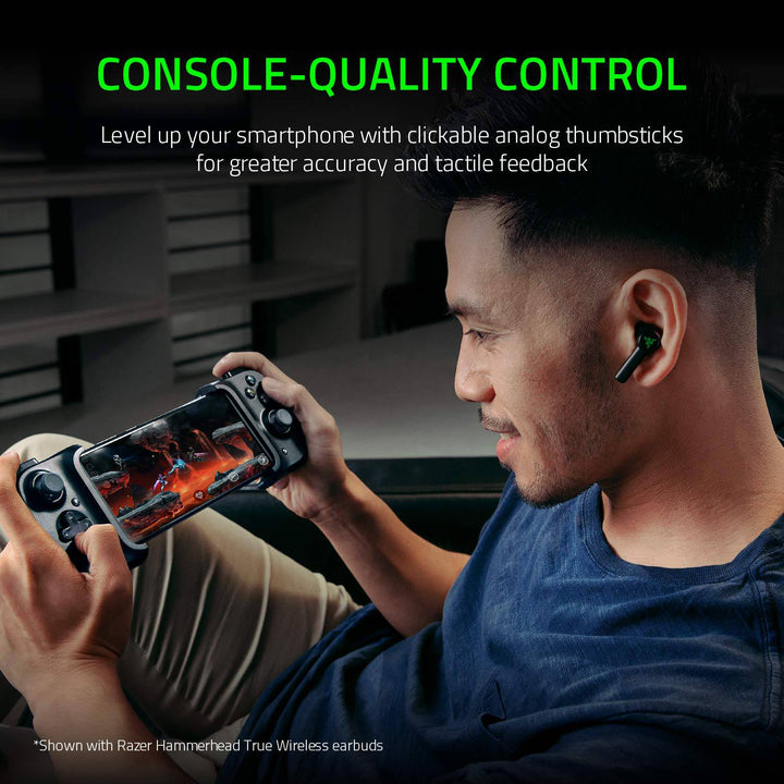 Control Razer Kishi Black Analógico P/ Smartphone CoD PUBG - Achorao