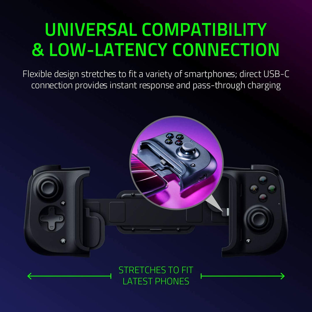 Control Razer Kishi Black Analógico P/ Smartphone CoD PUBG - Achorao