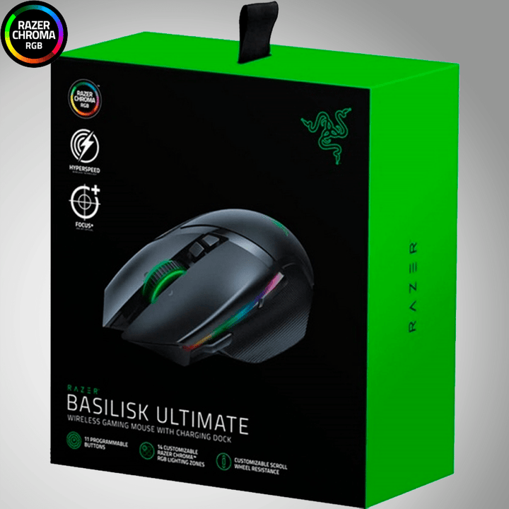 Mouse Razer Basilisk Ultimate Wireless Hyperspeed Rgb C/dock - Achorao