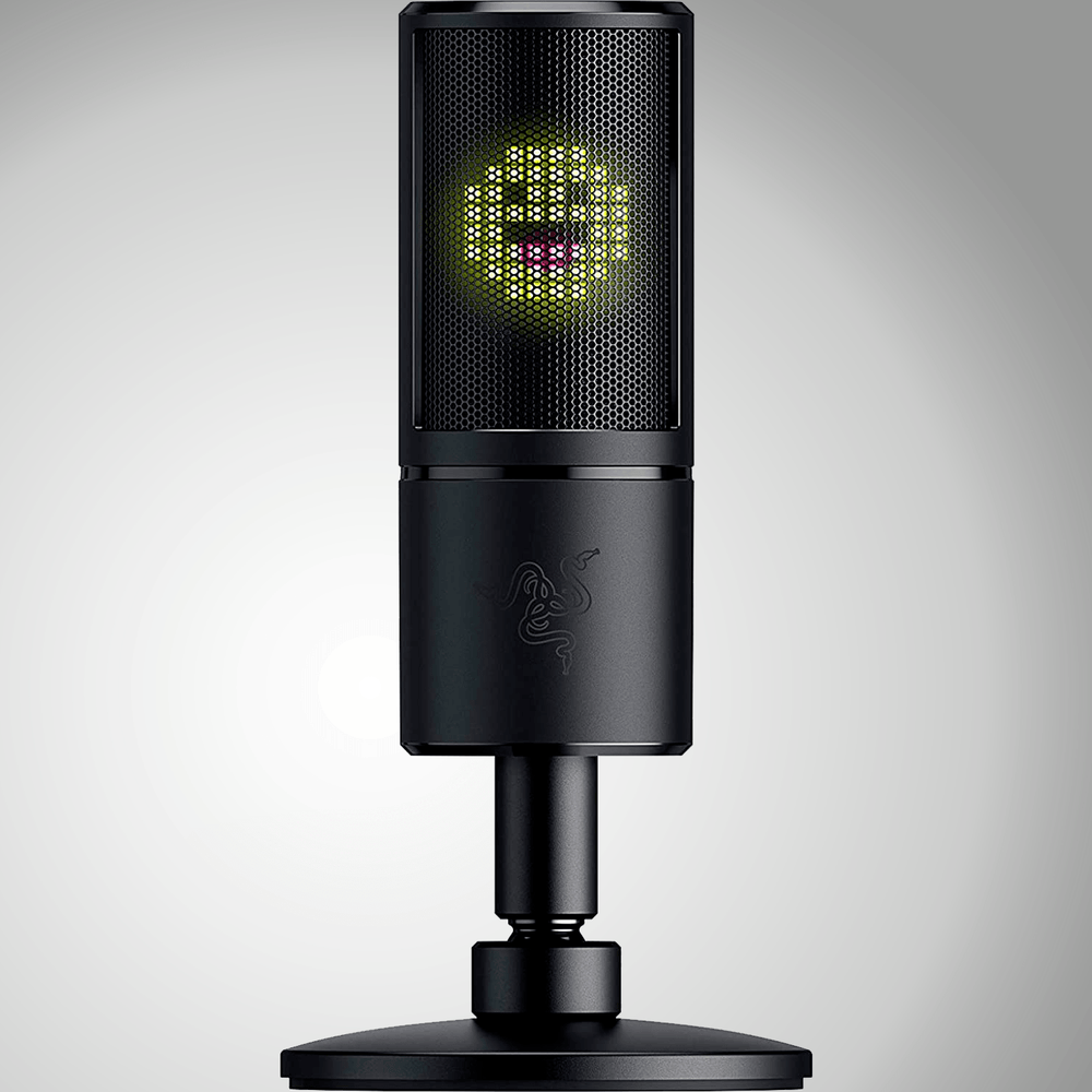 Micrófono Razer Seiren Emote USB c/ Pantalla Led Emoji Streaming - Achorao